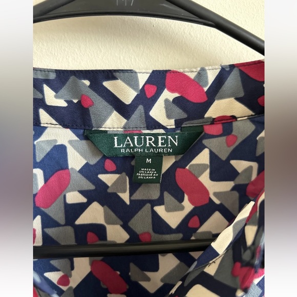 Lauren Ralph Lauren Women’s Multi-Color Blouse Size Medium EUC - Picture 7 of 9